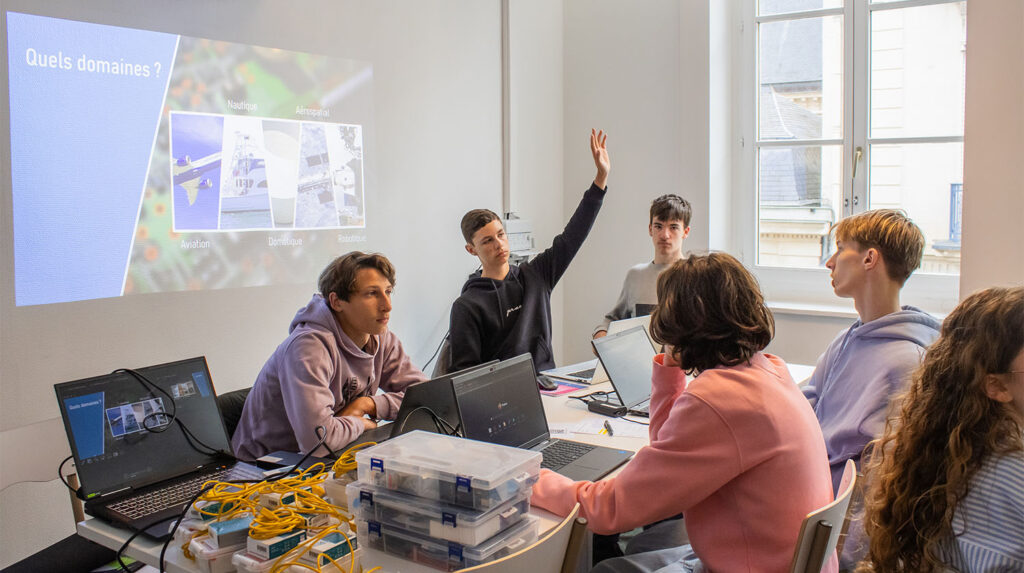 Les étudiants de seconde à la découverte du numérique