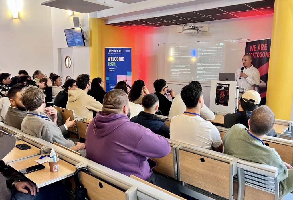 Workshop techniques durant le Hacktogone d'Epitech Toulouse