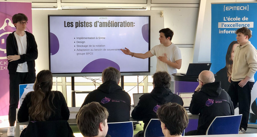Hackathons BPCE & Epitech&nbsp;: 48h de challenge tech intense&nbsp;!