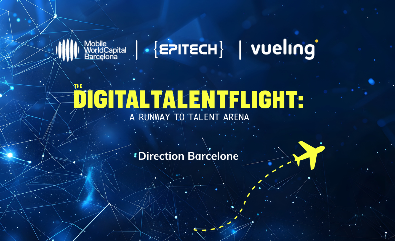 Digital Talent flight&nbsp;: hackathon en vol avec Vueling et Mobile World Capital