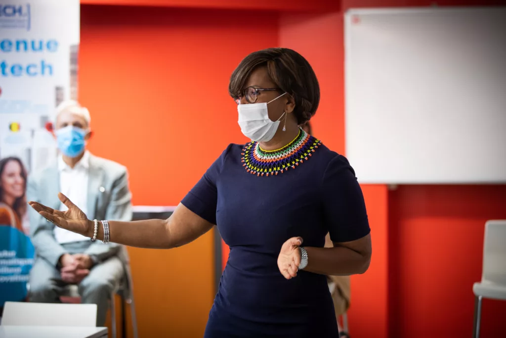 Elisabeth Moreno à la rencontre de la Web@cadémie&nbsp;: de la reconnaissance au partage d&rsquo;expérience